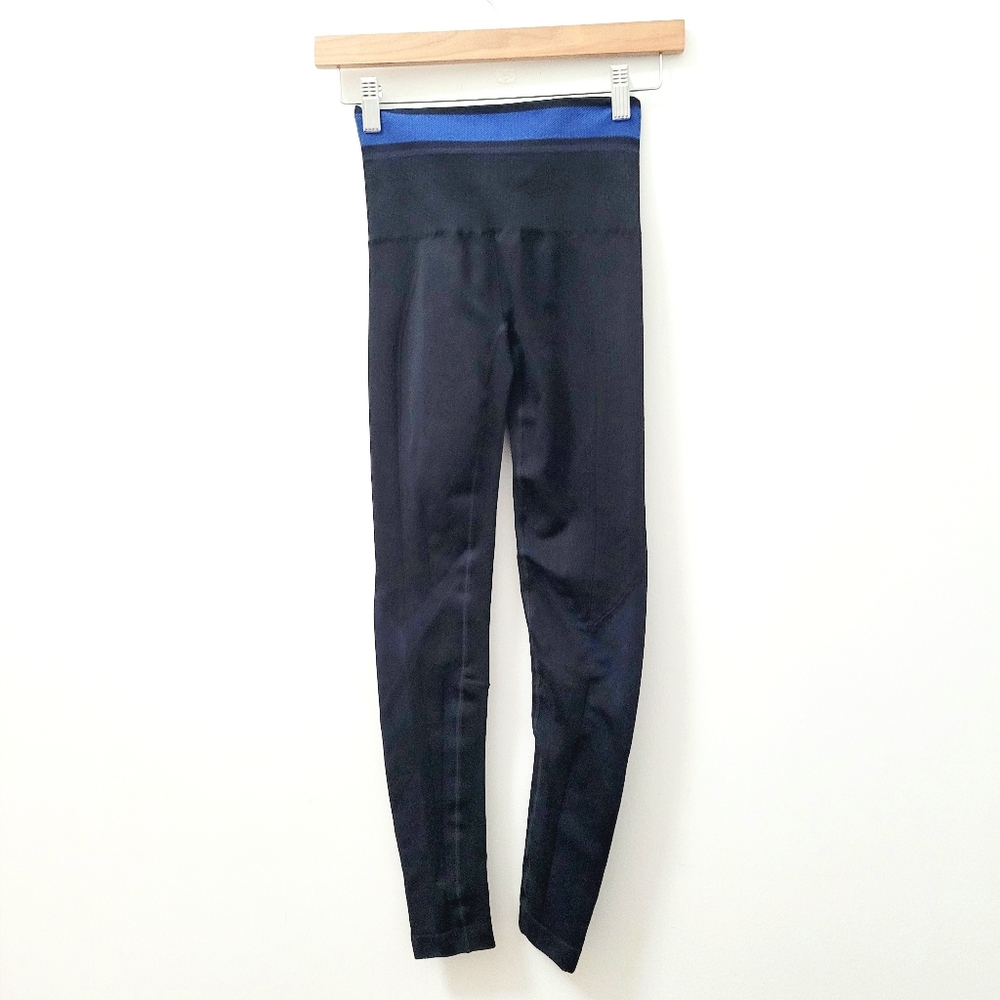 NWOT LNDR Women's Navy Blue  High-Waisted Compression 7/8 Leggings XS/S